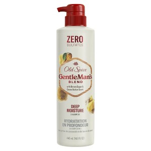 Old Spice Gentleman’s Blend Deep Moisture Men's Shampoo with Brown Sugar & Cocoa Butter Scent, 14.8oz - 1 of 4