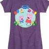 Girls' - Peppa Pig - George Flowers and Balloons Fitted Short Sleeve Graphic T-Shirt - 2 of 4