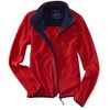 Aeropostale Womens Solid Full-Zip Fleece Jacket, Red, X-Small - 2 of 2