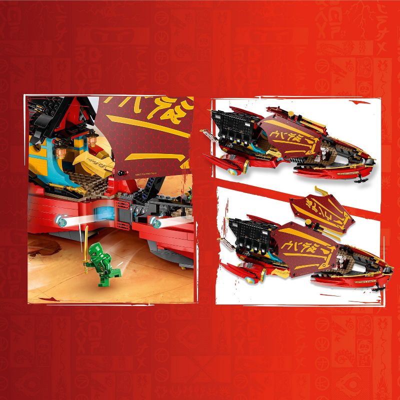 LEGO NINJAGO Destiny&#39;s Bounty &#8211; Race Against Time Dragon Building Toy 71797, 5 of 8
