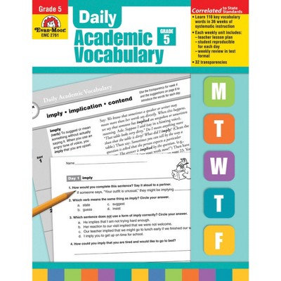Evan-Moor Daily Academic Vocabulary, Grade 5, Teachers Edition
