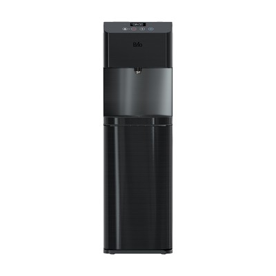 Brio Black Stainless Steel Tri-Temperature Bottom Load Water Cooler