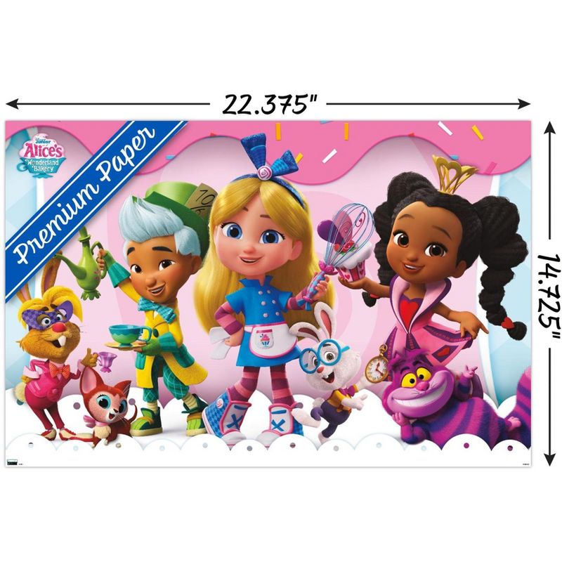 Trends International Disney Alice's Wonderland Bakery - Group Unframed Wall Poster Prints, 3 of 7