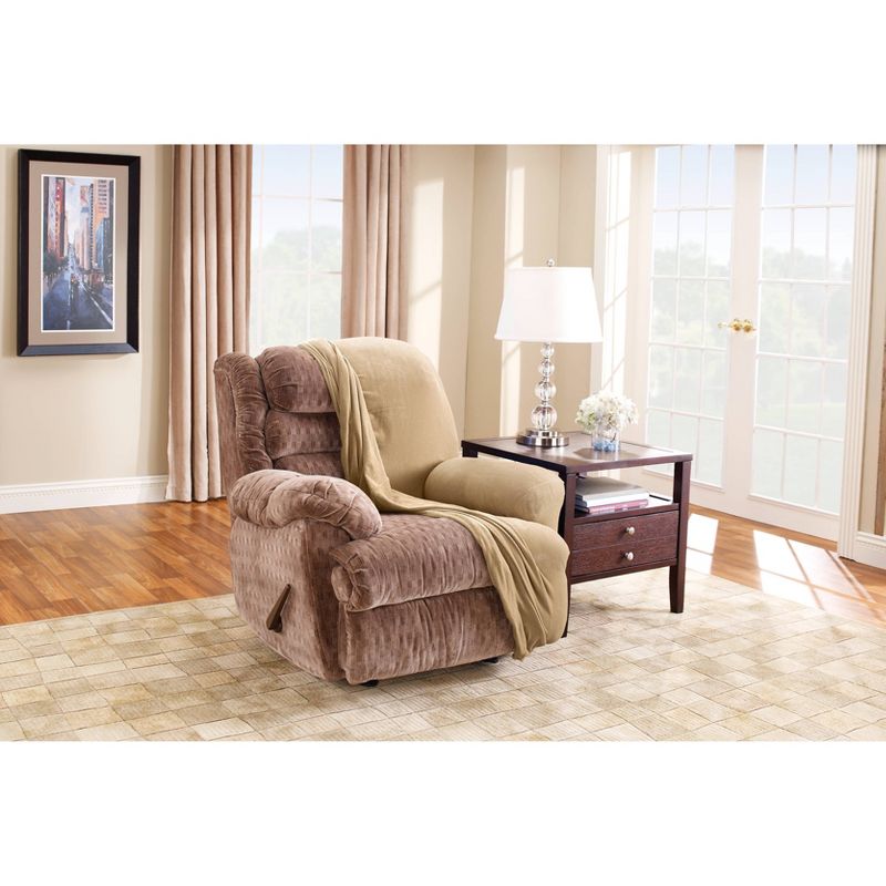 Stretch Pique Lift Recliner Slipcover - Sure Fit, 4 of 6