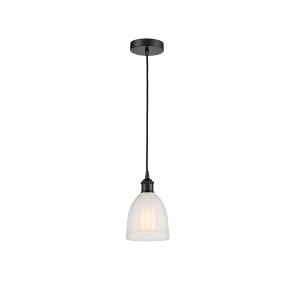 Brookfield - 1 Light Cord Hung Mini Pendant In Industrial Style-9.75 Inches Tall and 5.75 Inches Wide - 1 of 1
