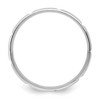 Black Bow Jewelry 6mm 14K White Gold Heavy, Light or Standard Grooved Comfort Fit Band - 2 of 4