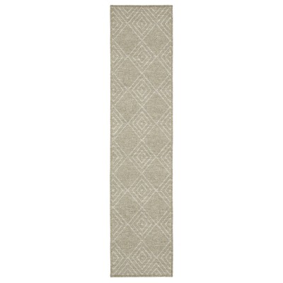 Oriental Weavers Tortuga TR05A Beige/ Beige Indoor/Outdoor Area Rug - 1'10" x 7'6"