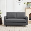 Hyleory Cozy Comfort Loveseat for Living Room, Small Space, Office, Apartment, Breathable Soft Fabric Sofa - 3 of 4