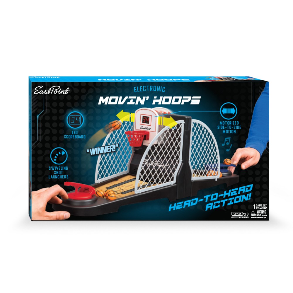 east point movin' hoops electronic basketball set