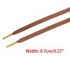 INSPIRE CHIC PU Leather Flat Shoe Laces for Sneakers Boots 1 Pair - 3 of 4