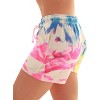 Just Love Women's Loop Terry Tie Dye Shorts - Comfortable and Stylish Loungewear for Summer - 2 of 3