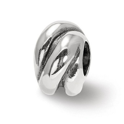 Black Bow Jewelry Sterling Silver Wrap Bali Bead Charm