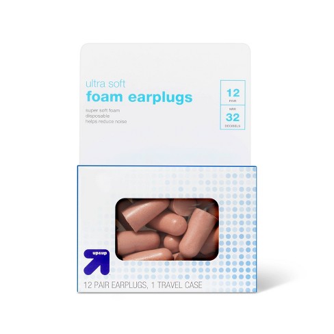 Ultra Soft Foam Ear Plugs with Travel Case - 12 pair - up & up™ - image 1 of 3