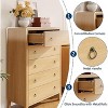 Drawer Dresser for Bedroom, Modern Closet Dressers Chest of Drawers, Wood Clothes Storage Dresser Chest of Drawers Organizer for Living Room Hallway - 4 of 4