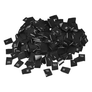 Unique Bargains Woven Crafting Clothing Sewing Embroidered Size Labels 350 Pcs - 1 of 4