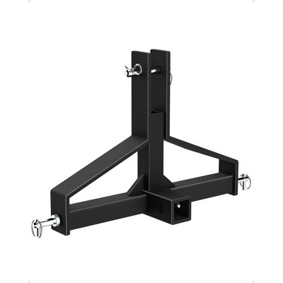 3 Point Hitch Receiver with 2" Receiver for Category 1 Tractor Drawbar Hitch Adapter for Kubota, John Deere, BX, LM25H, WLM Tractor,