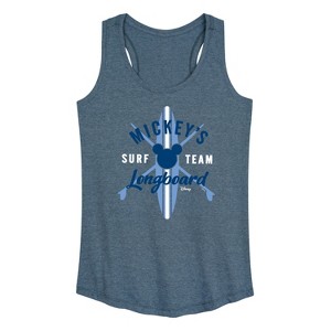 Women's - Disney - Mickey's Longboard Graphic Racerback Tank - 1 of 4