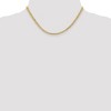 Black Bow Jewelry 4mm, 14k Yellow Gold, Hollow Anchor Link Chain Necklace - 2 of 4