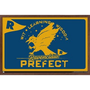 Trends International The Wizarding World: Harry Potter - Ravenclaw Clubhouse Crest Framed Wall Poster Prints - 1 of 4