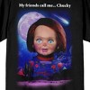 Chucky My Friends Call Me Chucky Women's Black T-shirt - 2 of 3