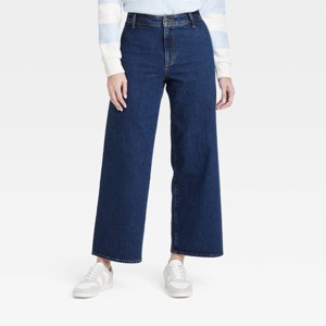 Women's High-Rise Sailor Wide Leg Ankle Jeans - Universal Thread™ - 1 of 4