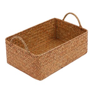 REGALWOVEN Natural Material Durable Woven Multi-Function Open Storage Bins 1 Pc - 1 of 4