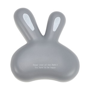 Unique Bargains Cute Rabbit Contact Lens Case Gray 1 Set - 1 of 4