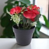 Unique Bargains Artificial Plants Hydrangea Tea Bud Plastic 4.33"x4.33"x7.87" 1 Pcs - 2 of 4
