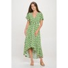 WEST K Women's Georgia Faux-Wrap Maxi Dress with High-Low Hem and Tie Waist - 2 of 4