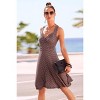 Women's Printed Wrap Look Dress - LASCANA - 3 of 4
