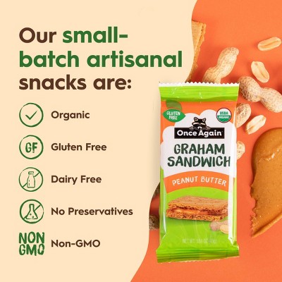 Once Again Peanut Butter Graham Sandwiches Cookies - 7.95oz