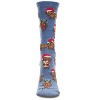Memoi Women's Lit Dachshund Christmas Crew Socks Denim Heather 9-11 - 2 of 4