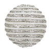Whisen D3.9" Christmas Ball Ornaments, Plastic Decorative Hanging Ball Christmas Tree Ornaments, Set of 12 - Silver - 2 of 4