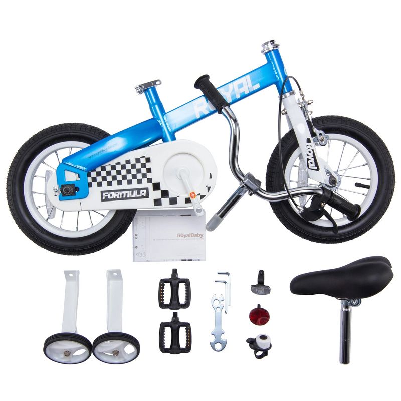 RoyalBaby Formula Kids Bike with Kickstand, Dual Hand Brakes, and Adjustable Handlebar & Seat, for Boys and Girls Ages 3 to 10, 5 of 7