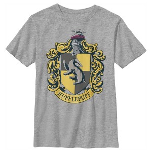 Boy's Harry Potter Hufflepuff Gold Crest T-Shirt - 1 of 4