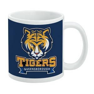 Queensborough Community College Primary Logo Ceramic Coffee Mug Novelty Gift Mugs for Coffee Tea and Hot Drinks 11oz White - 1 of 4