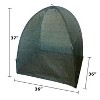 Plant Protection Domes, UV-Stabilized, 36x36x37, Weather & Pest Protection, with Galvanized Steel Hoops and Ground Pegs - 2 of 4