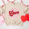 Simply Sage Market Women's Graphic Sweatshirt Retro Love Checkered Circle - 3 of 4