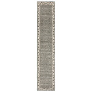 Oriental Weavers Andorra 2429A Blue/ Ivory Indoor Area Rug - 2'6" x 12' - 1 of 4