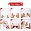 Whizmax 6PACK Square Christmas Cookie Box-Hollow-out Design with Stickers - 3 of 4