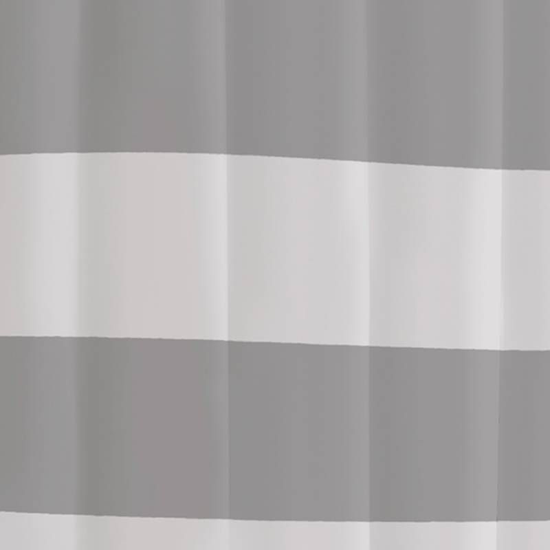 Stripe Shower Curtain Gray - Cassadecor, 3 of 6