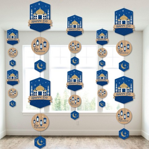 Big Dot Of Happiness Eid Mubarak - Ramadan Party Diy Dangler Backdrop ...