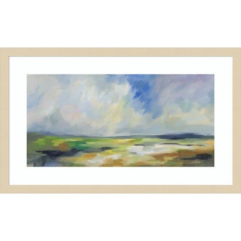 Amanti Art Spring Sky By Silvia Vassileva Wood Framed Wall Art Print ...