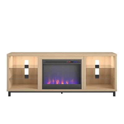 Ameriwood Home Lumina Deluxe Fireplace TV Stand for TVs up to 70"