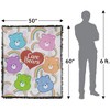 Care Bears Bear Heads Blanket 50"x60" Woven Tapestry - 2 of 4