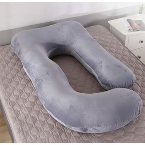 LISM Pregnancy Pillows for Sleeping,Full Body Maternity Pillow with Removable - 1 of 4