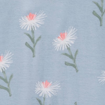 Image of Carter's Just One You® Baby Girls' Floral Footed Pajama - Blue/White 6M