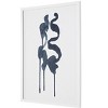 Ink Song - 16" X 20" - Denim/Ivory - Framed Wall Art - WLA2014 - Safavieh - 3 of 4