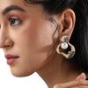 SOHI Women's Champayne Gold Opal Odyssey Stud Earrings - 4 of 4