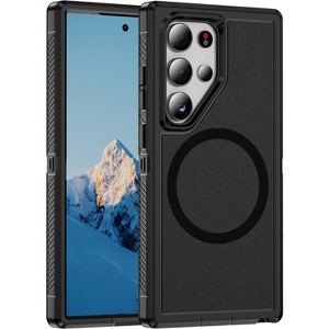 Nakedcellphone Tough Case for Samsung Galaxy S25 Ultra 5G Phone - Dual Layer, Anti-Fingerprint, Compatible with MagSafe - 1 of 4